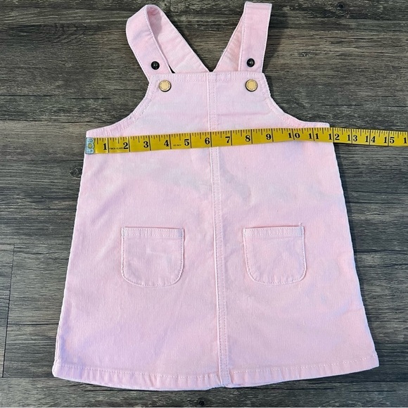 Joe Fresh Baby Girls Light Pink Corduroy Adjustable Straps Jumper Dress 18/24 M - Picture 4 of 10